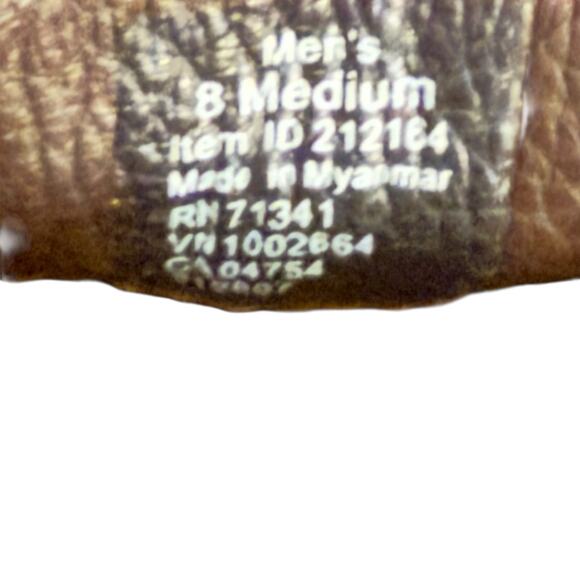 LL Bean Mens Brown Leather Moccasins/Loafers/Slippers Plaid Inside- Size 8 - Picture 7 of 11